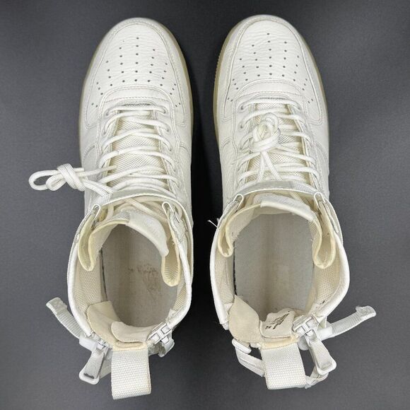 Nike SF Air Force 1 Mid 'Olive Ivory' - Picture 3 of 11